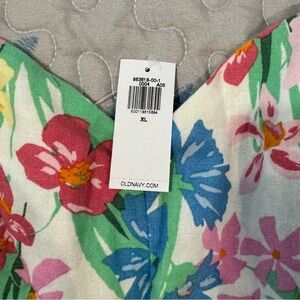 Old Navy Multicolor Floral Romper XL